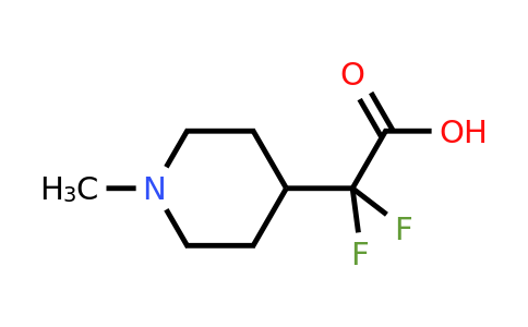 CAS 1783742-93-7 | 2,2-difluoro-2-(1-methylpiperidin-4-yl)acetic acid