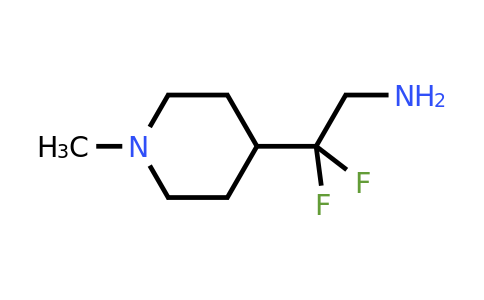 CAS 1783773-46-5 | 2,2-difluoro-2-(1-methylpiperidin-4-yl)ethan-1-amine