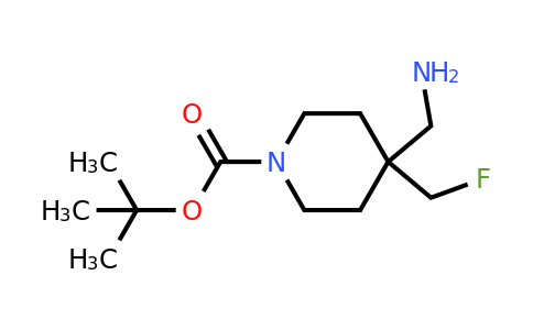 CAS 1783961-14-7 | tert-butyl 4-(aminomethyl)-4-(fluoromethyl)piperidine-1-carboxylate