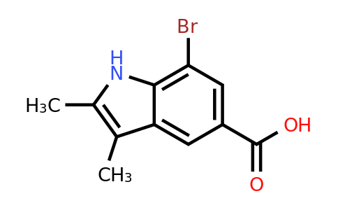 CAS 1783998-50-4 | 7-bromo-2,3-dimethyl-1H-indole-5-carboxylic acid