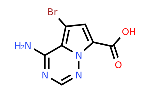 CAS 1784039-62-8 | 4-amino-5-bromopyrrolo[2,1-f][1,2,4]triazine-7-carboxylic acid