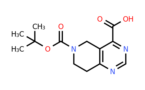 CAS 1784113-58-1 | 6-[(tert-butoxy)carbonyl]-5H,6H,7H,8H-pyrido[4,3-d]pyrimidine-4-carboxylic acid