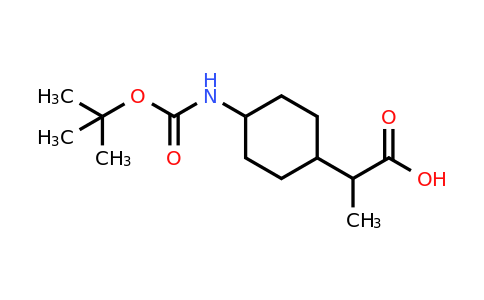 CAS 1784215-89-9 | 2-[4-(tert-butoxycarbonylamino)cyclohexyl]propanoic acid