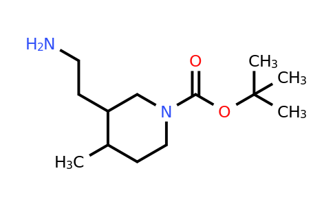 CAS 1784289-59-3 | tert-butyl 3-(2-aminoethyl)-4-methylpiperidine-1-carboxylate