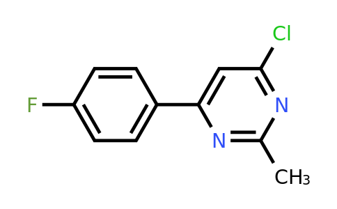CAS 178430-13-2 | 4-Chloro-6-(4-fluorophenyl)-2-methylpyrimidine
