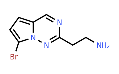 CAS 1784329-30-1 | 2-{7-bromopyrrolo[2,1-f][1,2,4]triazin-2-yl}ethan-1-amine