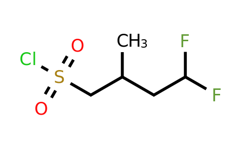 CAS 1784336-83-9 | 4,4-difluoro-2-methylbutane-1-sulfonyl chloride
