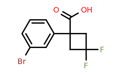 CAS 1784485-46-6 | 1-(3-bromophenyl)-3,3-difluorocyclobutane-1-carboxylic acid