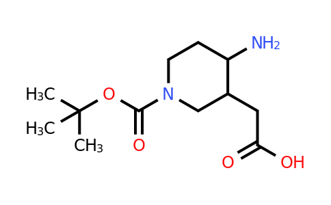 CAS 1784579-21-0 | 2-(4-amino-1-tert-butoxycarbonyl-3-piperidyl)acetic acid