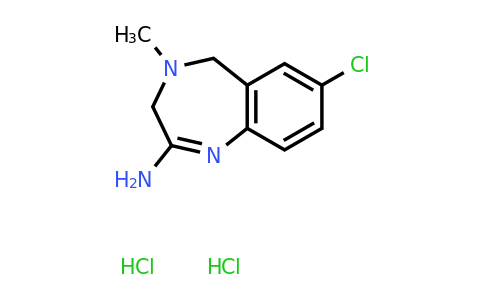 CAS 1784753-85-0 | 7-chloro-4-methyl-3,5-dihydro-1,4-benzodiazepin-2-amine;dihydrochloride