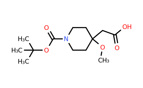 CAS 1784830-06-3 | 2-(1-tert-butoxycarbonyl-4-methoxy-4-piperidyl)acetic acid