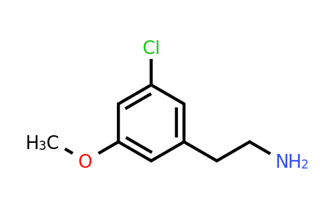 CAS 178486-29-8 | 2-(3-Chloro-5-methoxyphenyl)ethanamine