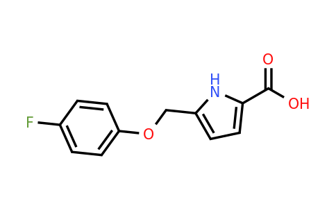 CAS 1784882-00-3 | 5-((4-Fluorophenoxy)methyl)-1H-pyrrole-2-carboxylic acid