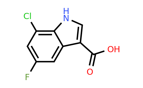 CAS 1785203-27-1 | 7-chloro-5-fluoro-1H-indole-3-carboxylic acid