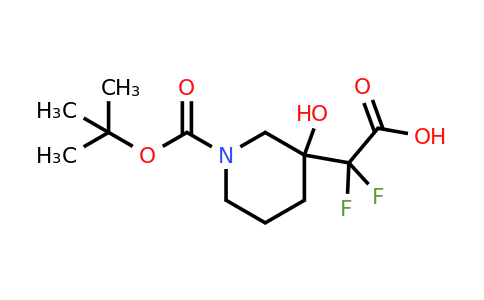 CAS 1785298-56-7 | 2-{1-[(tert-butoxy)carbonyl]-3-hydroxypiperidin-3-yl}-2,2-difluoroacetic acid