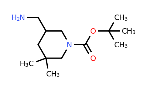 CAS 1785324-09-5 | tert-butyl 5-(aminomethyl)-3,3-dimethyl-piperidine-1-carboxylate