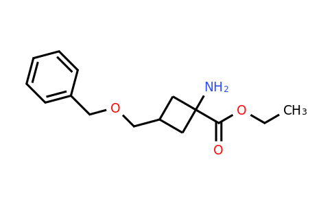 CAS 1785366-02-0 | ethyl 1-amino-3-[(benzyloxy)methyl]cyclobutane-1-carboxylate