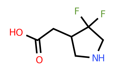 CAS 1785372-29-3 | 2-(4,4-difluoropyrrolidin-3-yl)acetic acid