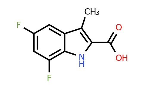 CAS 1785399-14-5 | 5,7-Difluoro-3-methyl-1H-indole-2-carboxylic acid