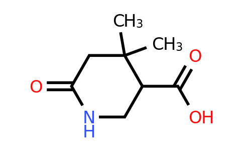 CAS 1785490-30-3 | 4,4-dimethyl-6-oxopiperidine-3-carboxylic acid