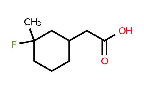 CAS 1785492-26-3 | 2-(3-fluoro-3-methylcyclohexyl)acetic acid