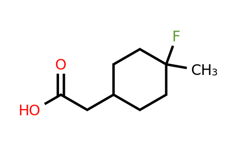 CAS 1785492-28-5 | 2-(4-fluoro-4-methylcyclohexyl)acetic acid
