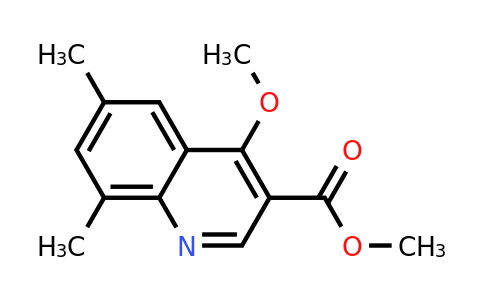 CAS 1785759-70-7 | Methyl 4-methoxy-6,8-dimethylquinoline-3-carboxylate