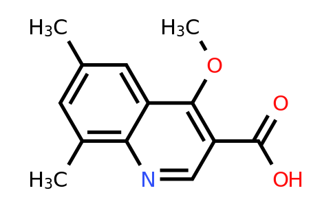 CAS 1785764-04-6 | 4-Methoxy-6,8-dimethylquinoline-3-carboxylic acid