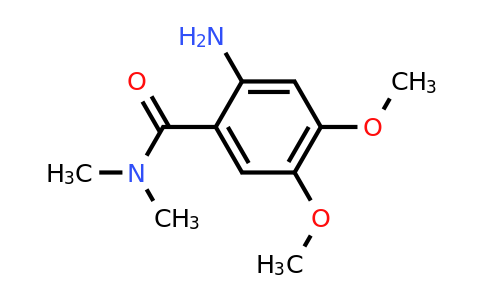 CAS 178672-25-8 | 2-Amino-4,5-dimethoxy-N,N-dimethylbenzamide