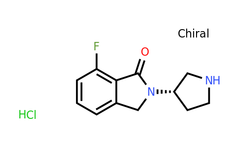 CAS 1786749-99-2 | (S)-7-Fluoro-2-(pyrrolidin-3-yl)isoindolin-1-one hydrochloride