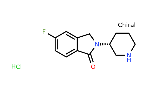 CAS 1786809-08-2 | (R)-5-Fluoro-2-(piperidin-3-yl)isoindolin-1-one hydrochloride