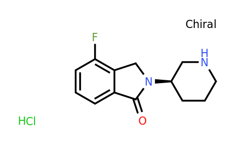 CAS 1786939-33-0 | (R)-4-Fluoro-2-(piperidin-3-yl)isoindolin-1-one hydrochloride
