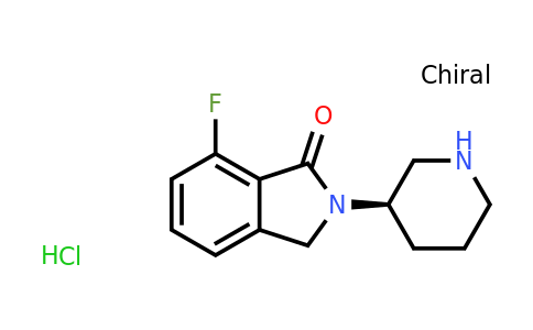 CAS 1786991-39-6 | (R)-7-Fluoro-2-(piperidin-3-yl)isoindolin-1-one hydrochloride