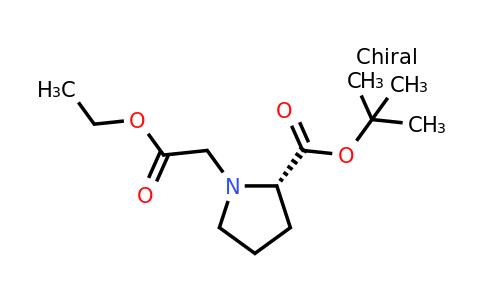 CAS 1787211-23-7 | (S)-tert-Butyl 1-(2-ethoxy-2-oxoethyl)pyrrolidine-2-carboxylate