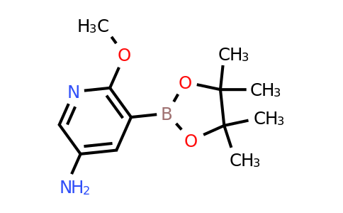 CAS 1787251-96-0 | 6-Methoxy-5-(4,4,5,5-tetramethyl-1,3,2-dioxaborolan-2-YL)pyridin-3-amine