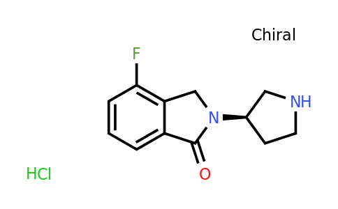 CAS 1787315-28-9 | (R)-4-Fluoro-2-(pyrrolidin-3-yl)isoindolin-1-one hydrochloride