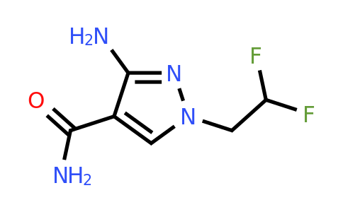 CAS 1787974-17-7 | 3-Amino-1-(2,2-difluoroethyl)-1H-pyrazole-4-carboxamide