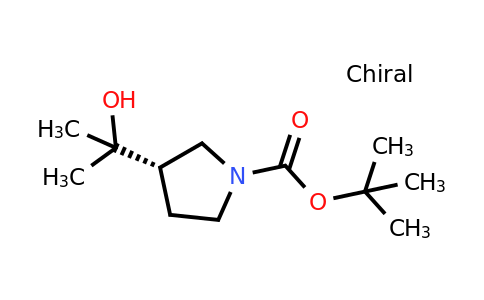 CAS 1788041-39-3 | tert-butyl (3s)-3-(2-hydroxypropan-2-yl)pyrrolidine-1-carboxylate