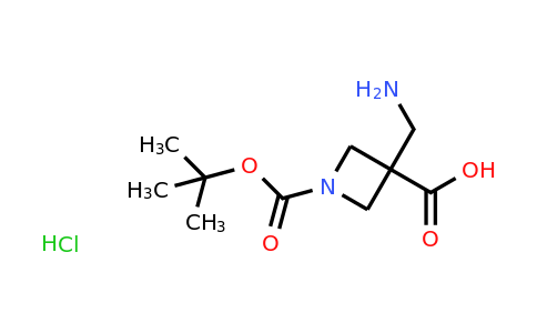 CAS 1788041-46-2 | 3-(aminomethyl)-1-[(tert-butoxy)carbonyl]azetidine-3-carboxylic acid hydrochloride