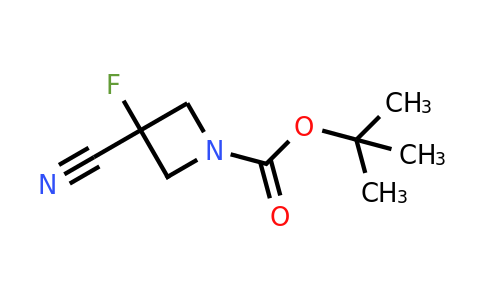CAS 1788041-57-5 | tert-butyl 3-cyano-3-fluoroazetidine-1-carboxylate