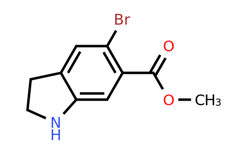 CAS 1788041-64-4 | Methyl 5-bromoindoline-6-carboxylate