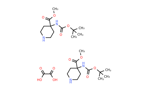 CAS 1788043-91-3 | oxalic acid bis(methyl 4-{[(tert-butoxy)carbonyl]amino}piperidine-4-carboxylate)