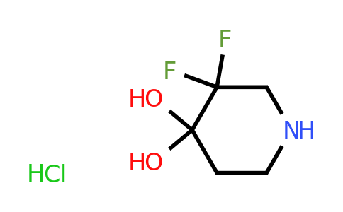 CAS 1788044-01-8 | 4,4-piperidinediol, 3,3-difluoro-, hydrochloride (1:1)