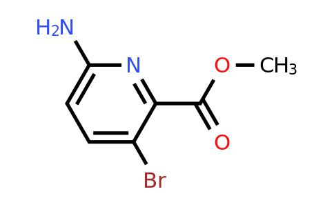 CAS 178876-83-0 | methyl 6-amino-3-bromopyridine-2-carboxylate