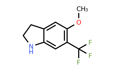 CAS 178896-79-2 | 5-Methoxy-6-(trifluoromethyl)indoline