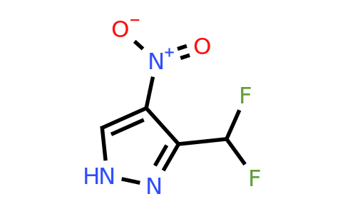 CAS 1789048-54-9 | 3-(Difluoromethyl)-4-nitro-1H-pyrazole