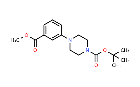 CAS 179003-10-2 | 4-[3-(Methoxycarbonyl)phenyl]-1-piperazinecarboxylic acid, 1,1-dimethylethyl ester