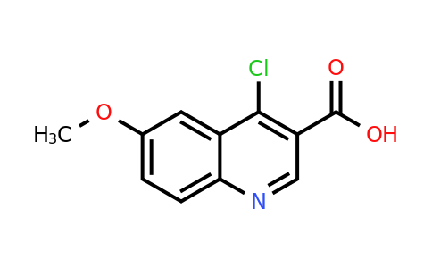 CAS 179024-72-7 | 4-Chloro-6-methoxyquinoline-3-carboxylic acid