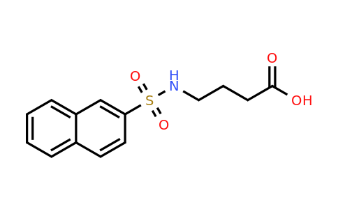 CAS 179051-17-3 | 4-(naphthalene-2-sulfonamido)butanoic acid