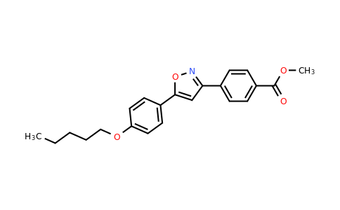 CAS 179162-64-2 | Methyl 4-(5-(4-(pentyloxy)phenyl)isoxazol-3-yl)benzoate